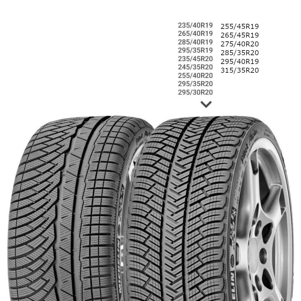 Новые шины Michelin PILOT ALPIN 4 265/40 R 19