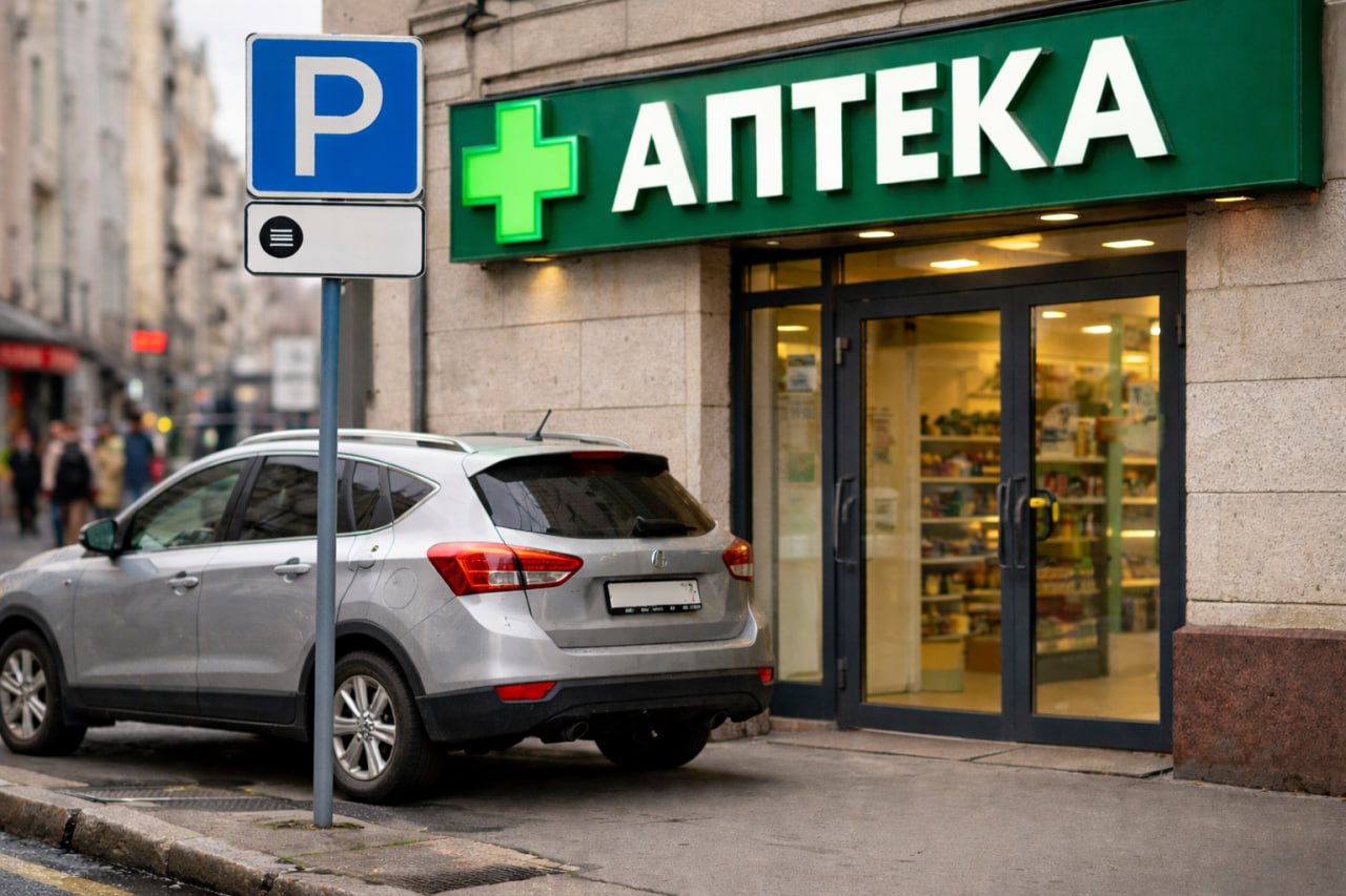 парковка аптека.jpg Парковка у аптеки.jpg